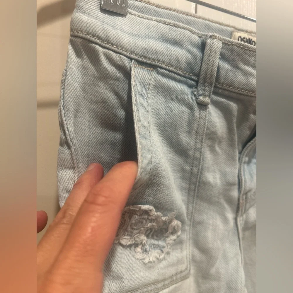 OshKosh B'gosh Light Blue Flare Jeans with Embroidery